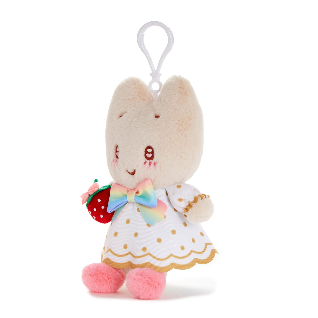 Marroncream Strawberry Rainbow Plush Mascot Clip