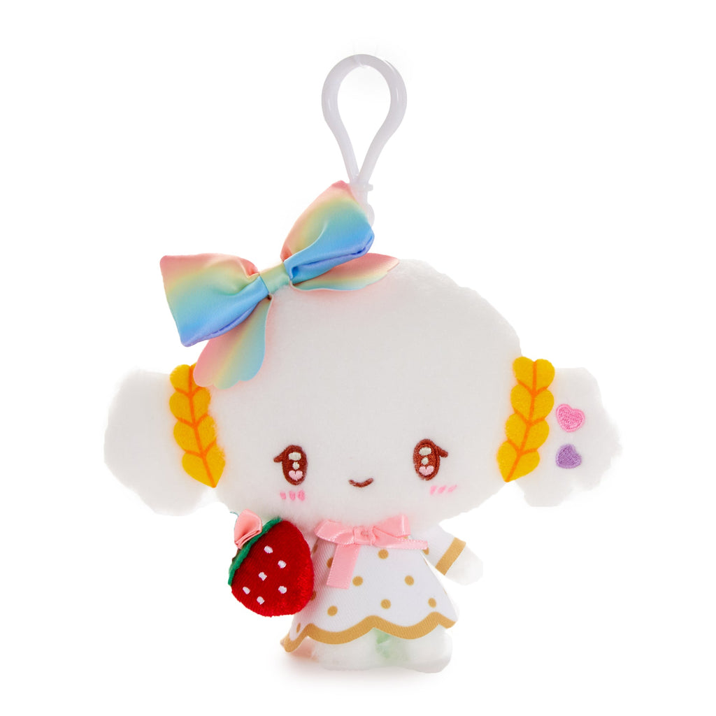 Cogimyun Plush Mascot Clip (Strawberry Rainbow Series)