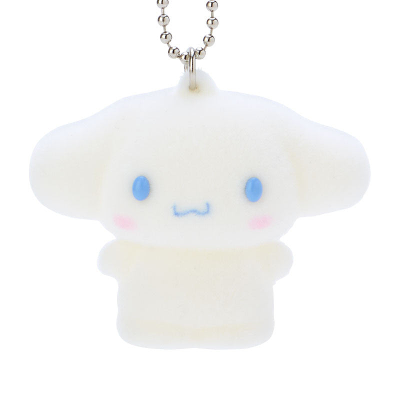 Cinnamoroll Mini Flocked Keychain Mascot, 2.3 Inch