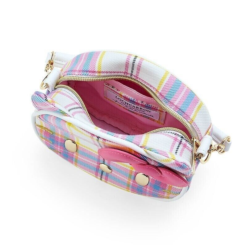 Hello Kitty Premium Dress Tartan 2 Way Crossbody Bag
