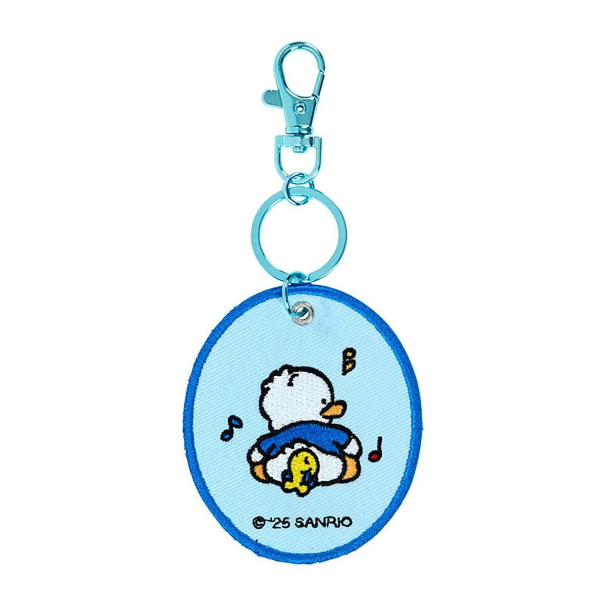 Pekkle Embroidered Badge Mascot Keychain, Sanrio Character Award Series