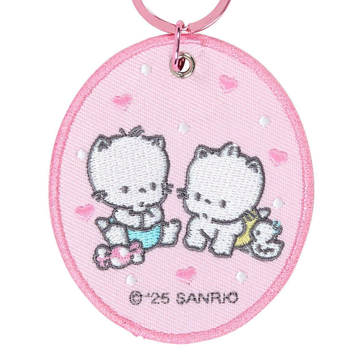 Nya Ni Nyu Nye Nyon Embroidered Badge Mascot Keychain, Sanrio Character Award Series