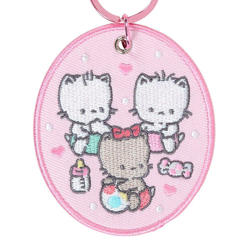 Nya Ni Nyu Nye Nyon Embroidered Badge Mascot Keychain, Sanrio Character Award Series