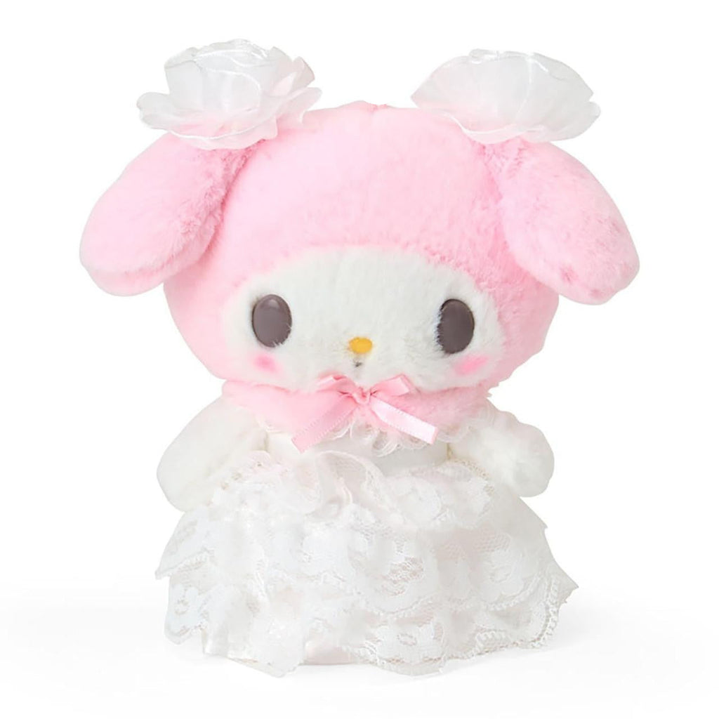My Melody Lady My Melody White Plush Mascot Keychain
