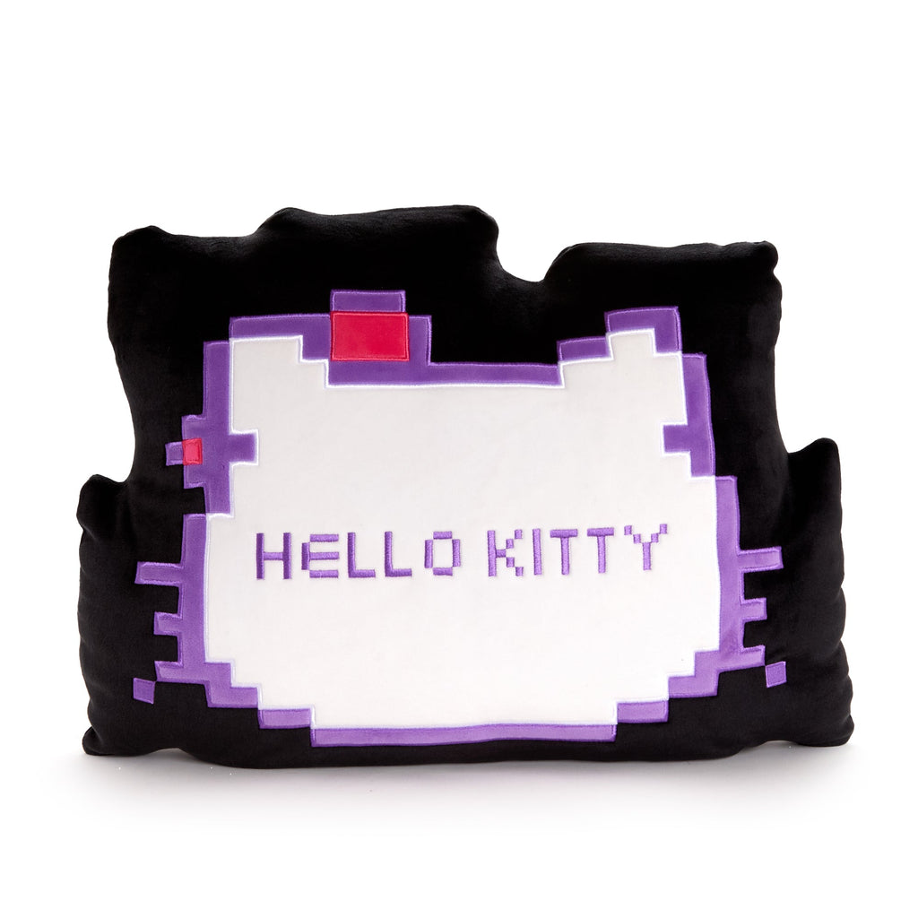 Hello Kitty Face Plush Throw Pillow, Retro Pixel Series