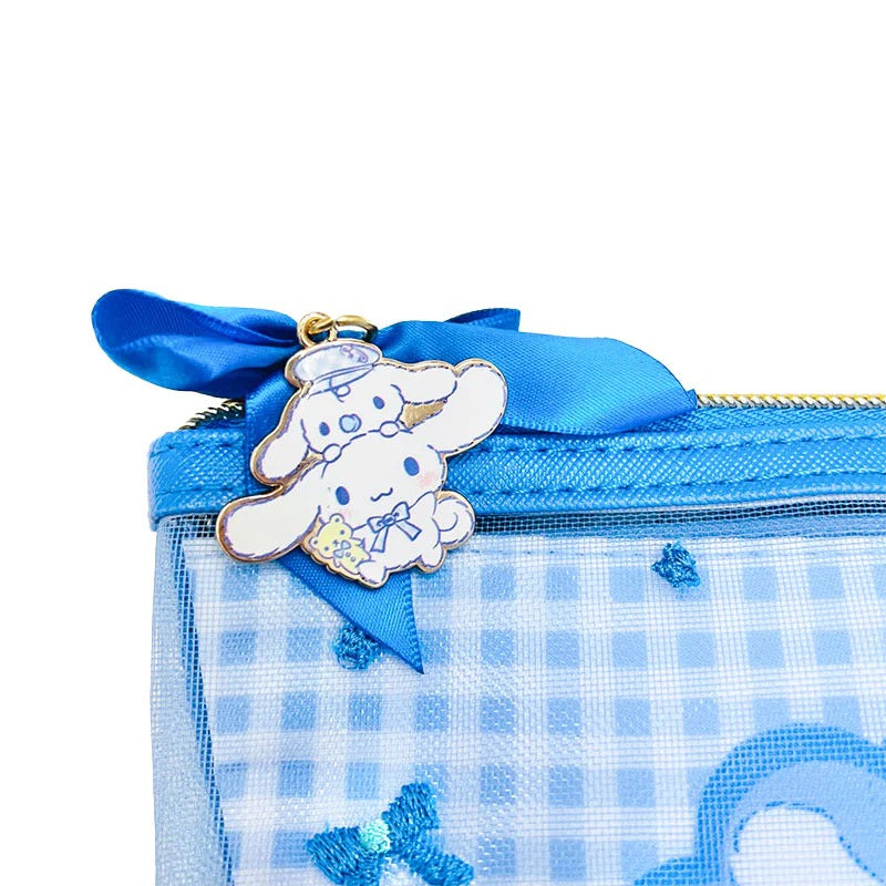 Cinnamoroll Gingham Paperboy Zipper Pouch