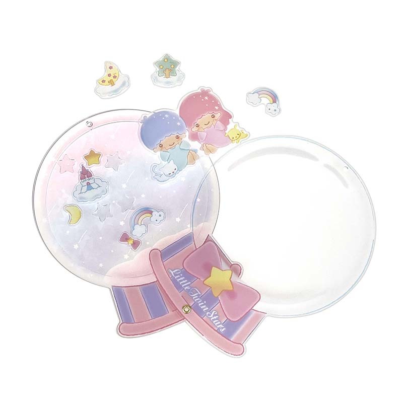 Little Twin Stars Acrylic Keychain And Stand, Furry Friends Series