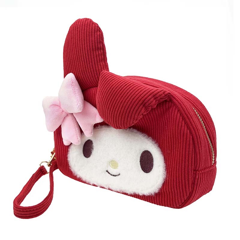 My Melody Classic Corduroy 2 Way Wristlet