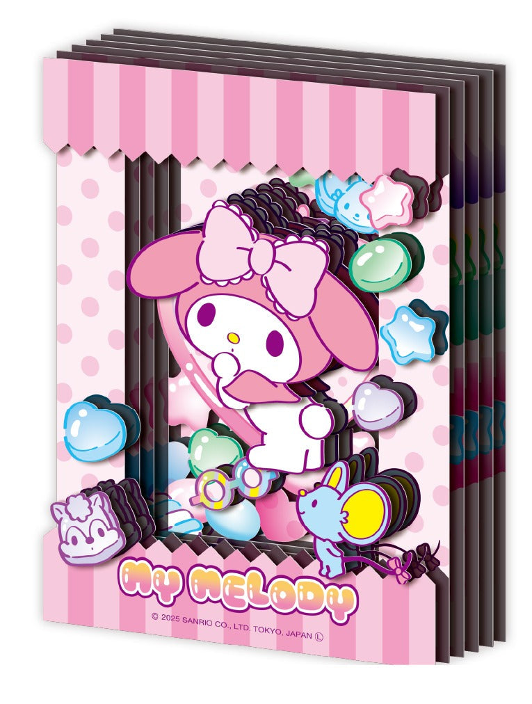 My Melody Ensky Paper Shadow Art Mini Craft Kit, SA-M02