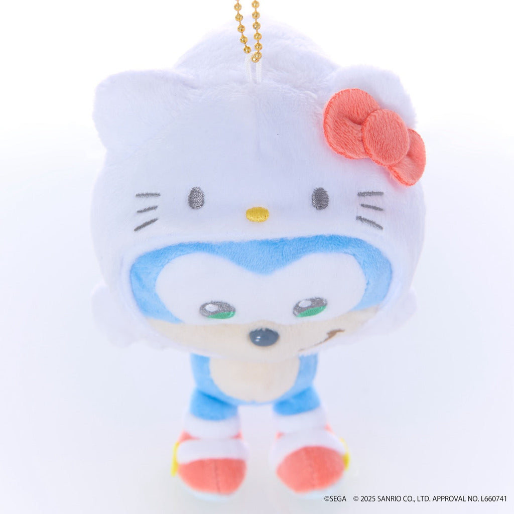Sonic and Hello Kitty and Friends Plush Mascot Keychain