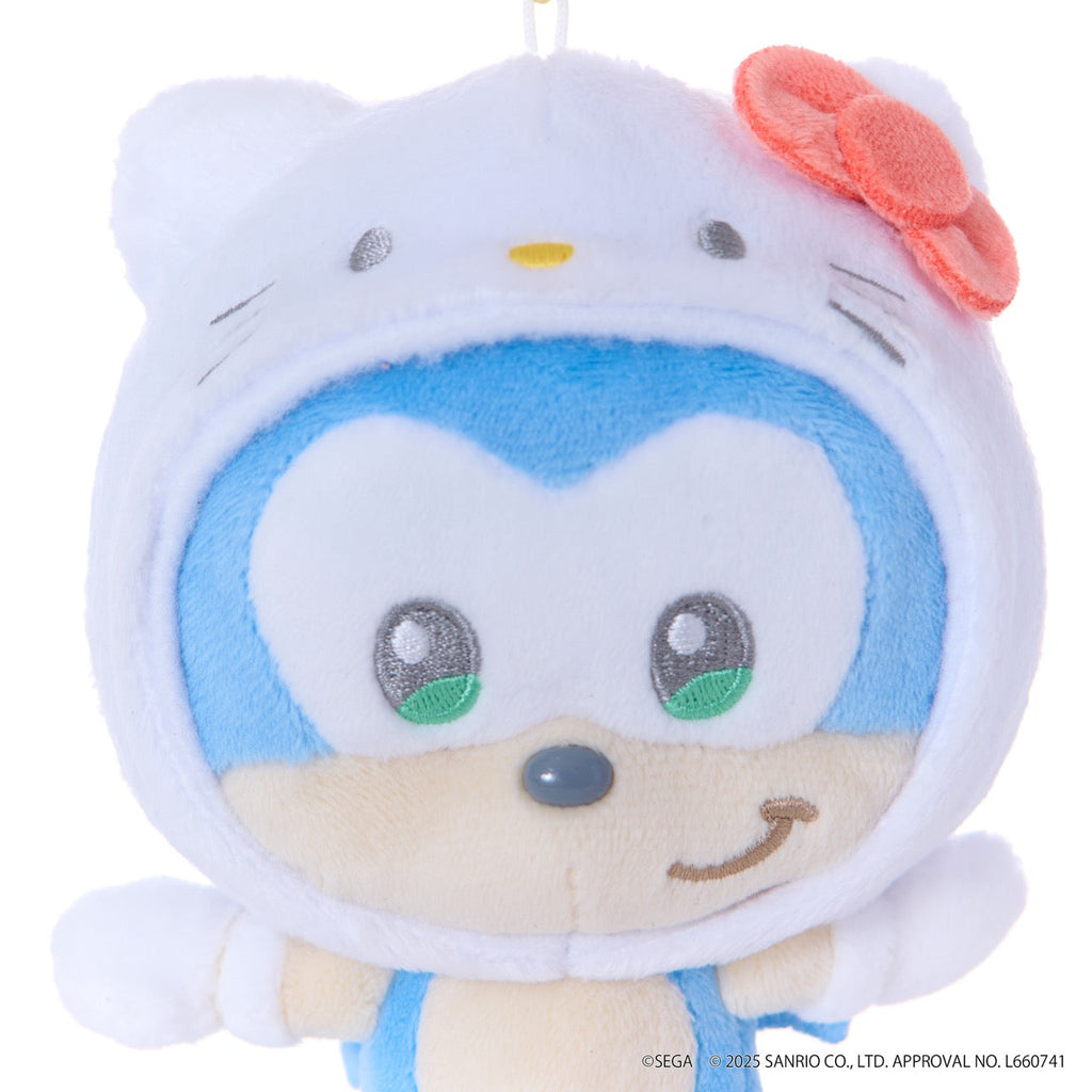 Sonic and Hello Kitty and Friends Plush Mascot Keychain