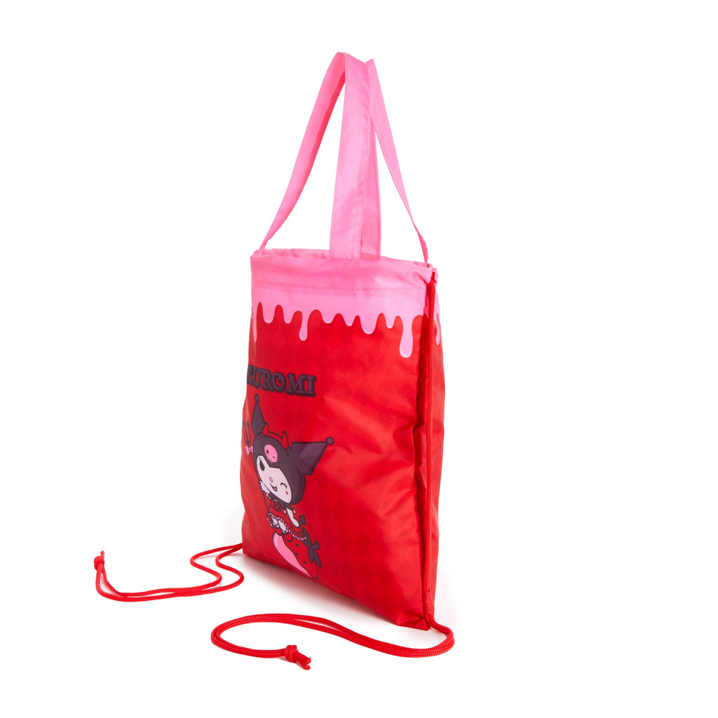 Kuromi Drawstring Backpack, Strawberry Treat Series