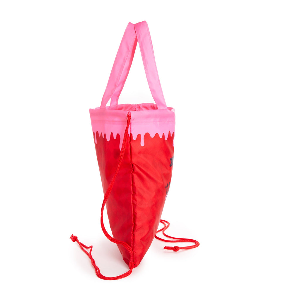 Kuromi Drawstring Backpack, Strawberry Treat Series