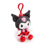 Kuromi Plush Mascot Clip, Strawberry Treat Series