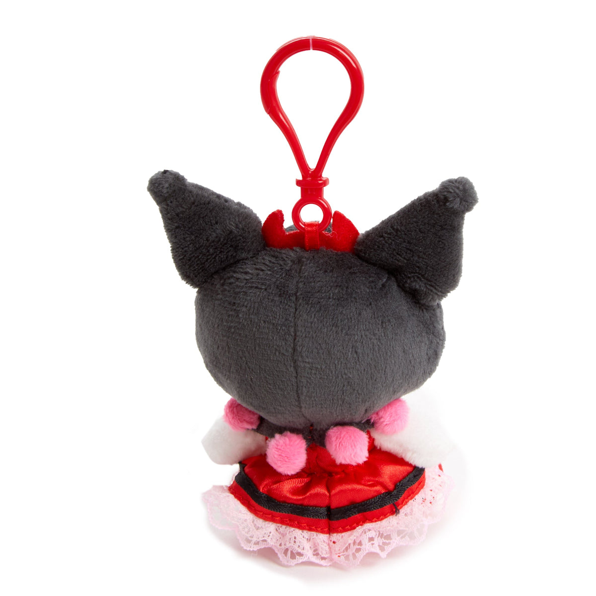 Kuromi Plush Mascot Clip, Strawberry Treat Series
