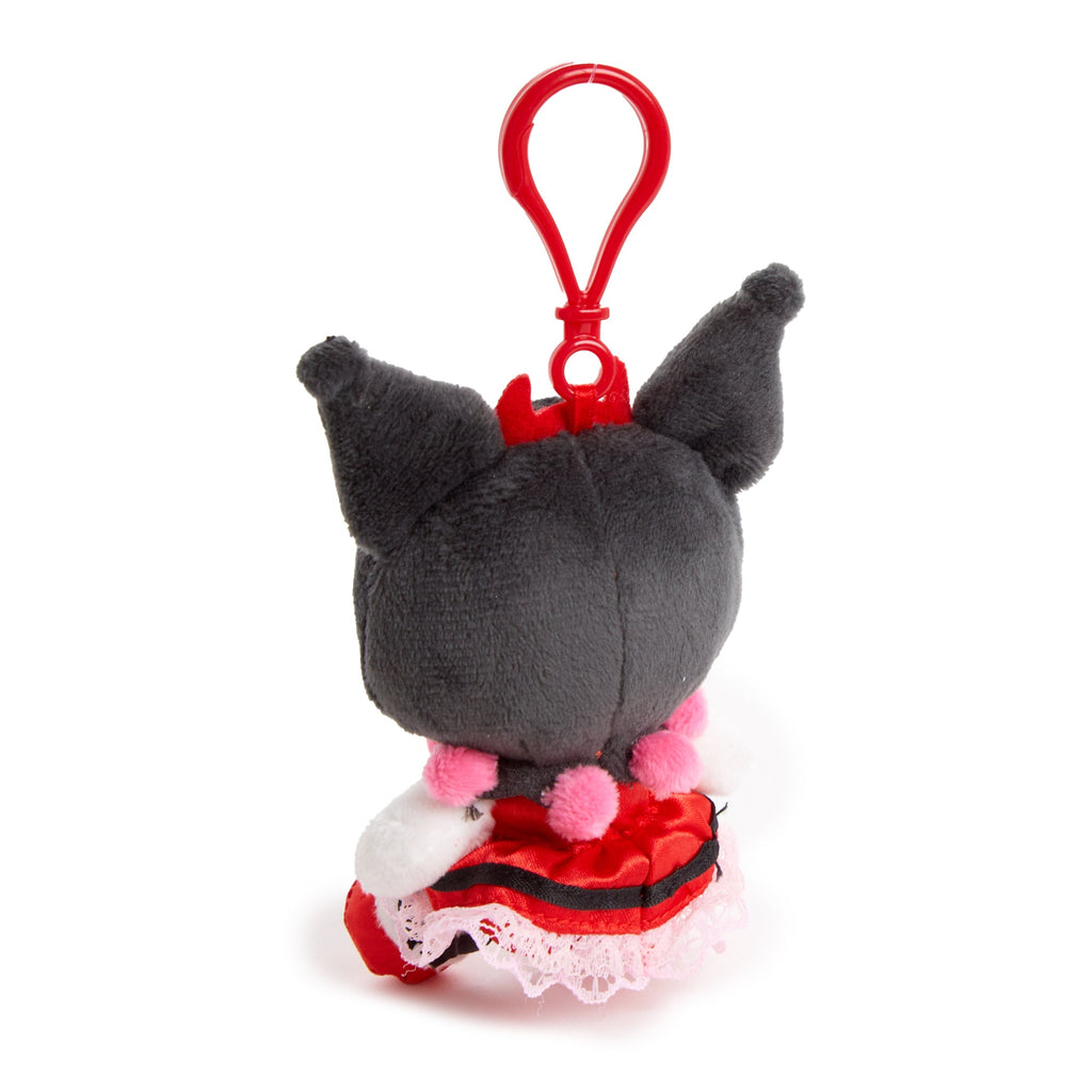 Kuromi Plush Mascot Clip, Strawberry Treat Series