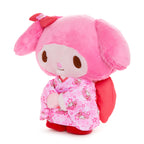 My Melody 10 Inch Pink Standing Plush, Spring Kimono Series