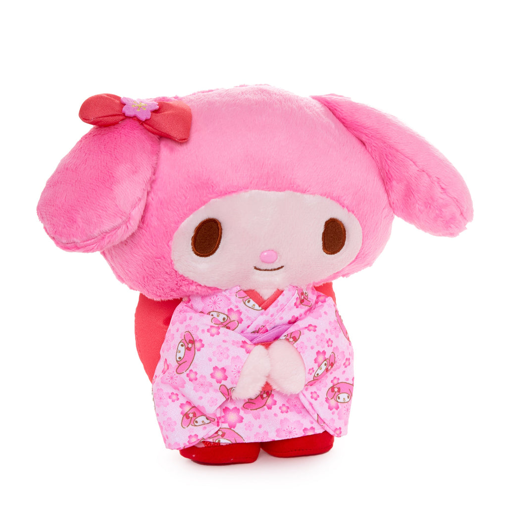 My Melody 10 Inch Pink Standing Plush, Spring Kimono Series
