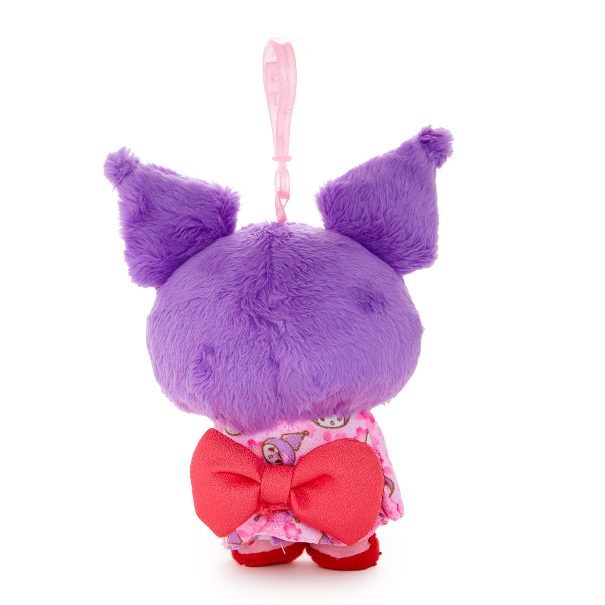 Kuromi Plush Mascot Clip, Spring Kimono Series