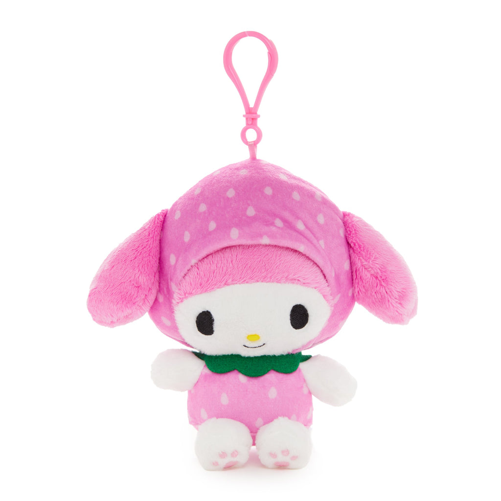 My Melody Strawberry Plush Mascot Clip (Fruit & Veggie Series)