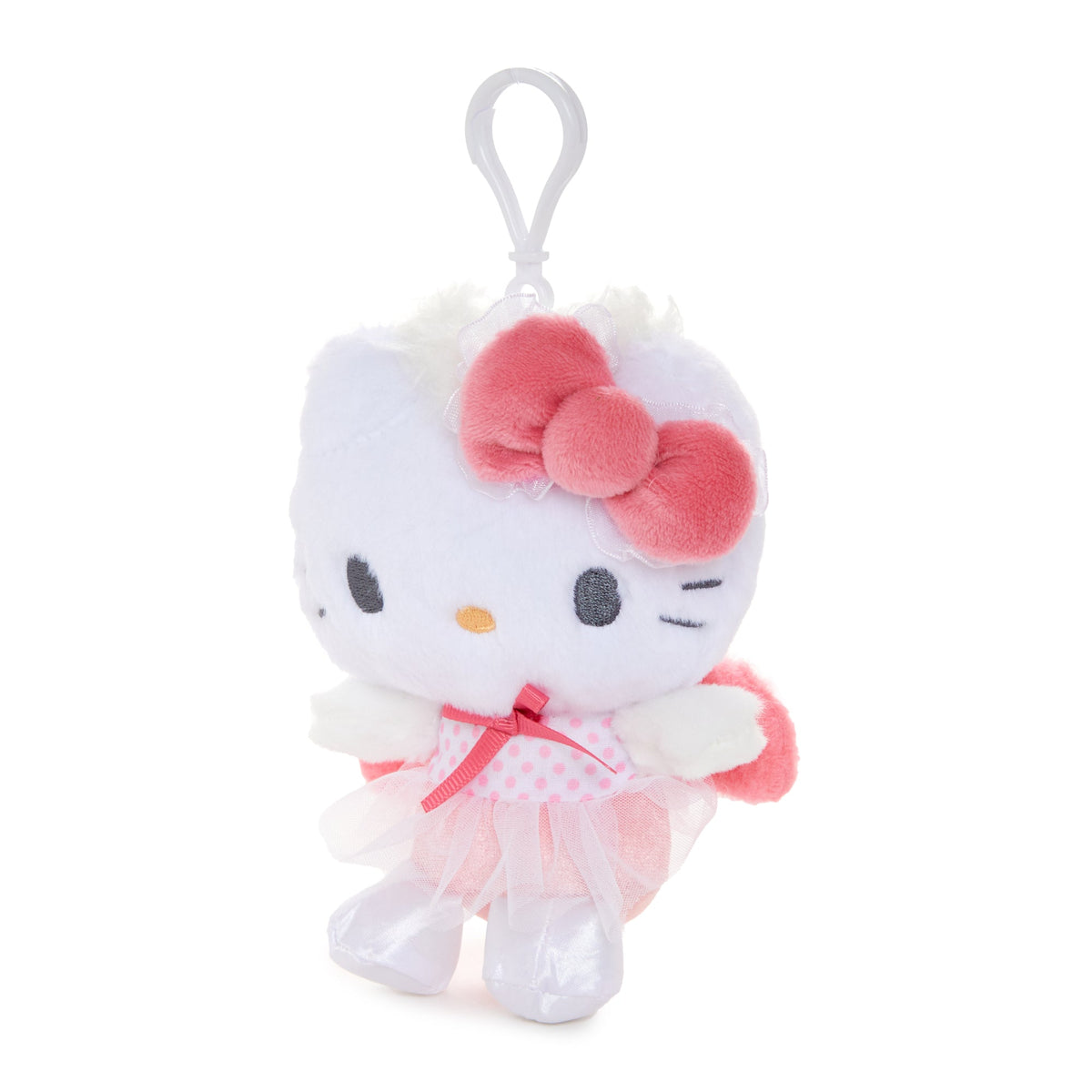 Hello Kitty Plush Mascot Clip, Ballerina Angel Series