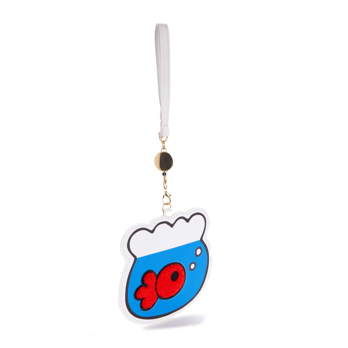 Hello Kitty Goldfish Card Case, Red Classic Series