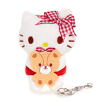Hello Kitty Plush Mascot Keychain, Red Gingham