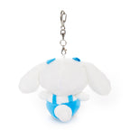 Cinnamoroll Plush Mascot Keychain, Blue Overalls