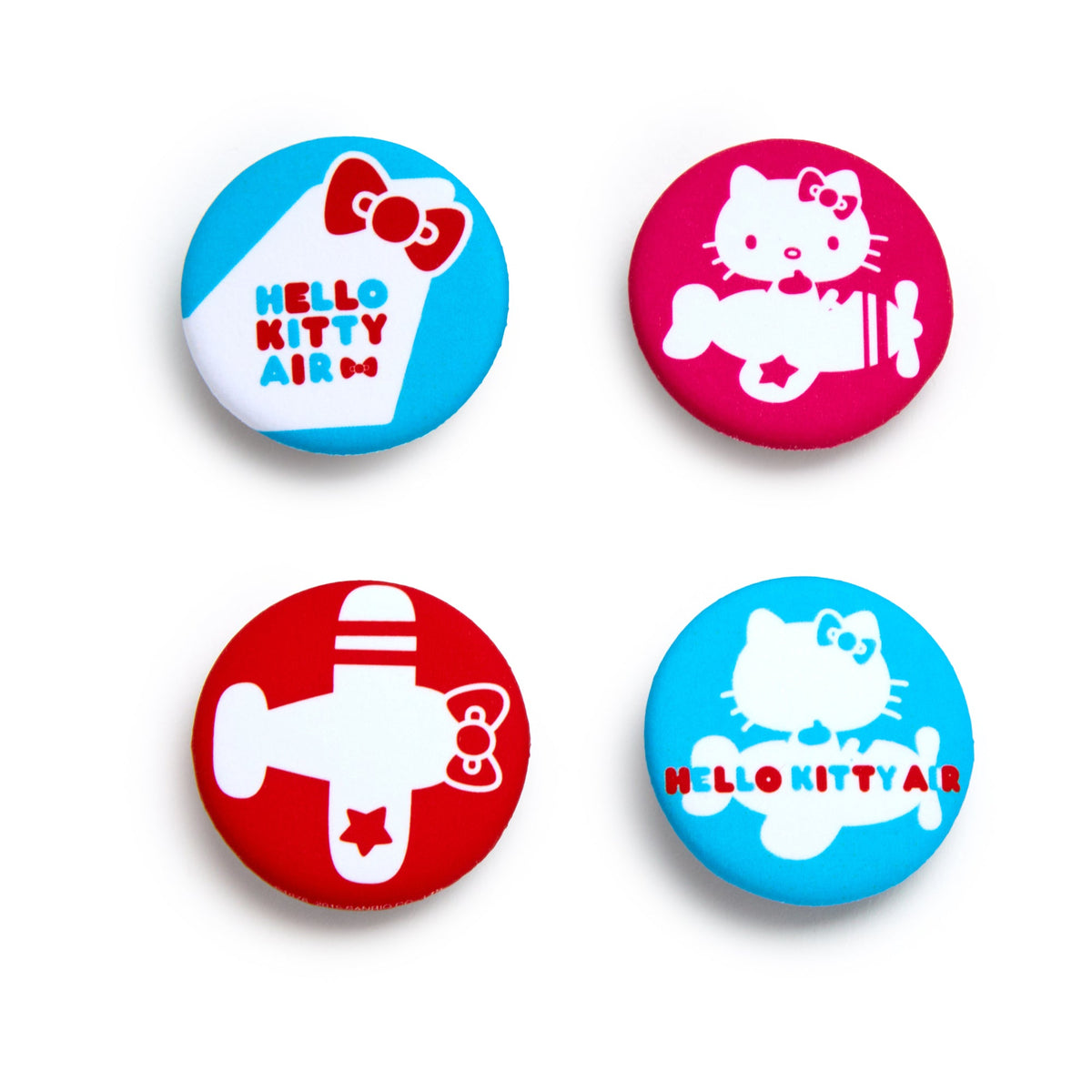 Hello Kitty Friends Around The World Tour Pin Button Set