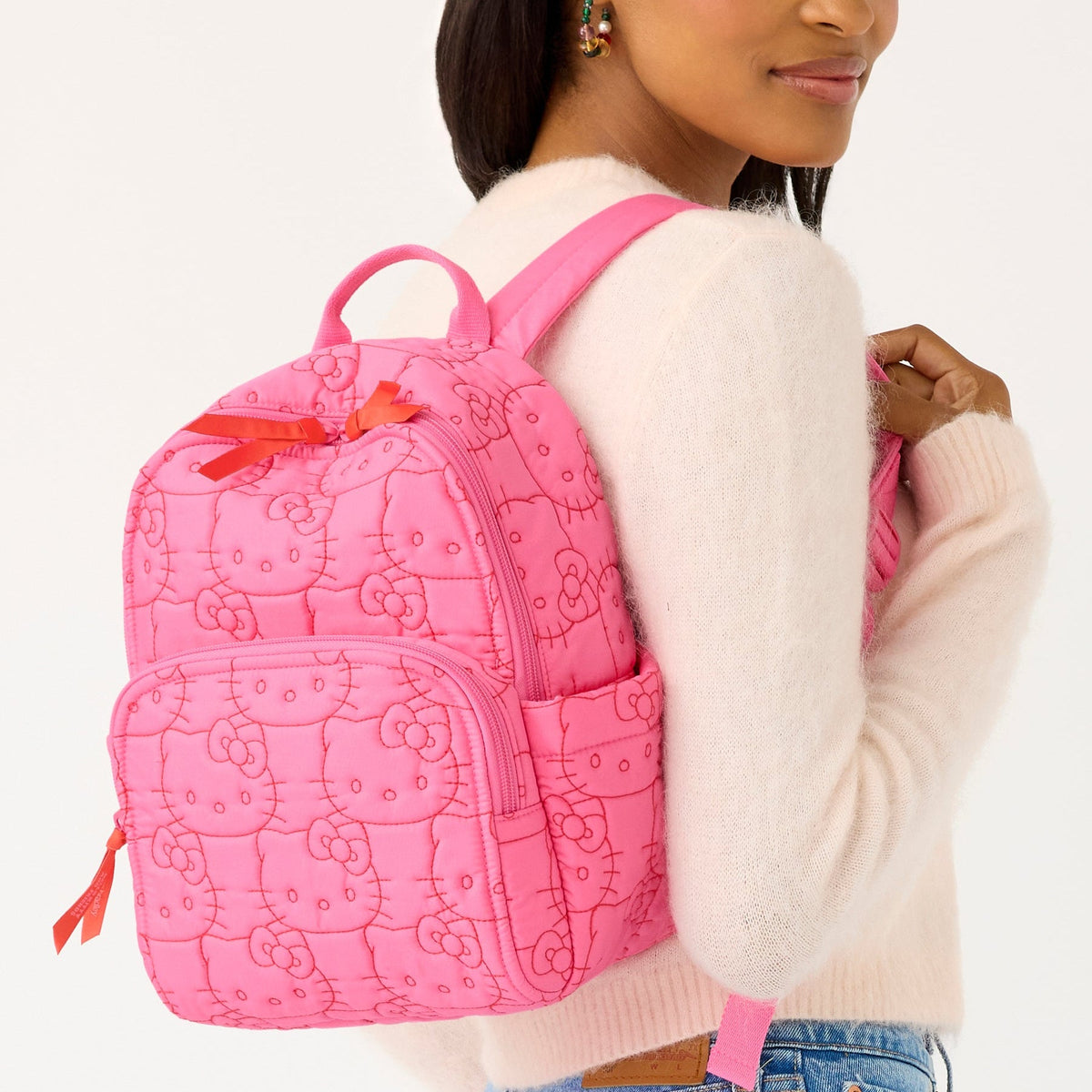 Hello Kitty Vera Bradley Small Banbury Backpack, Pink