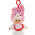 My Melody x Monchhichi Plush Mascot Keychain (Chimutan)