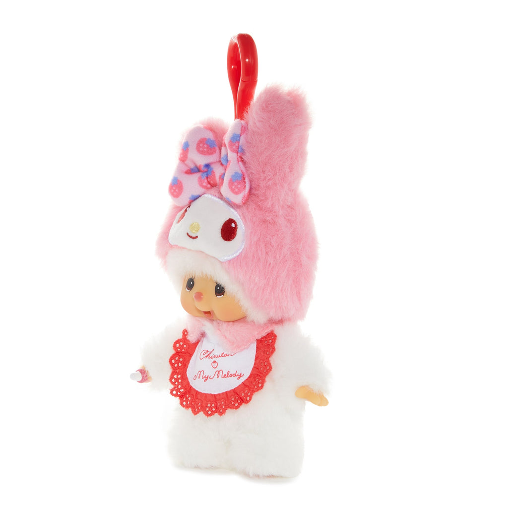 My Melody Monchhichi Chimutan Plush Mascot Keychain