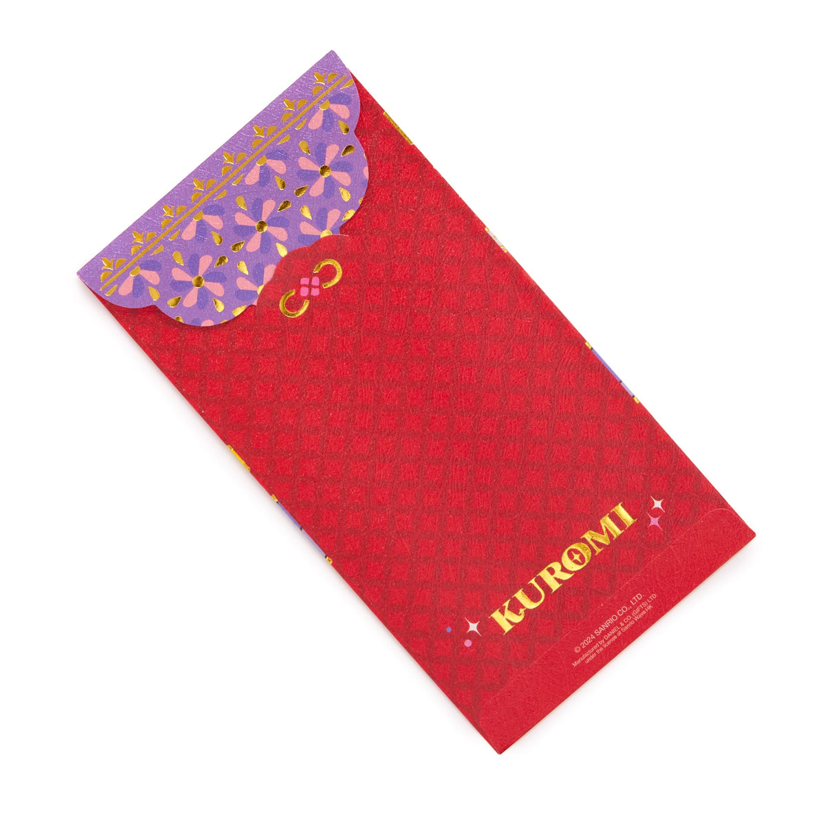 Kuromi 8 Piece Vertical Enclosure Envelopes, Red, Lunar New Year
