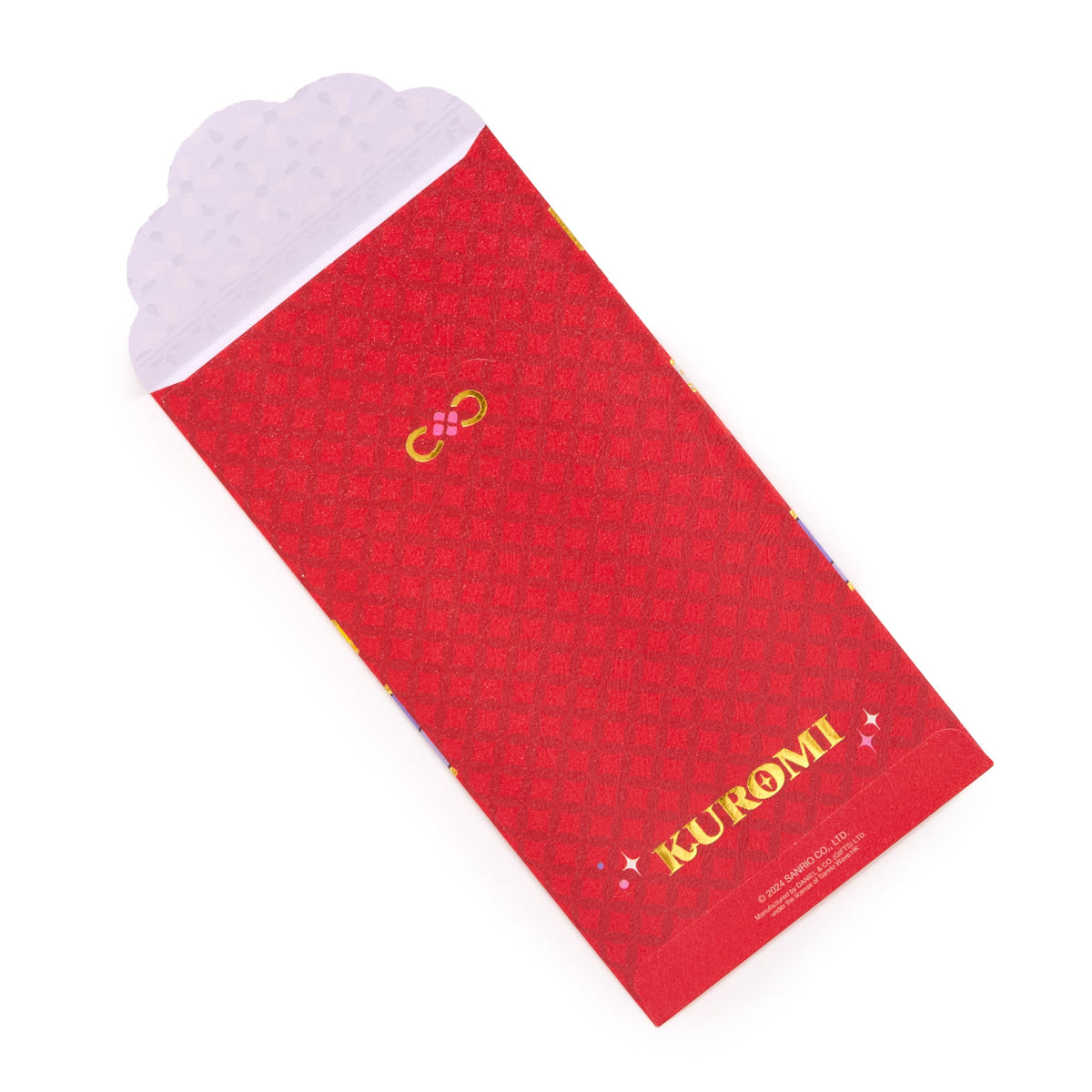 Kuromi 8 Piece Vertical Enclosure Envelopes, Red, Lunar New Year