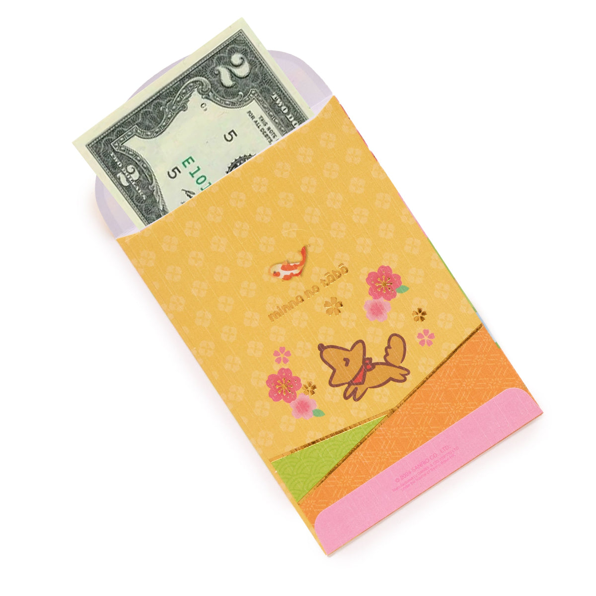 Minna No Tabbo 10 Piece Enclosure Envelopes, Pearlescent, Lunar New Year