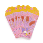 Kuromi 6 Piece Laser Cut Enclosure Envelopes, Lunar New Year
