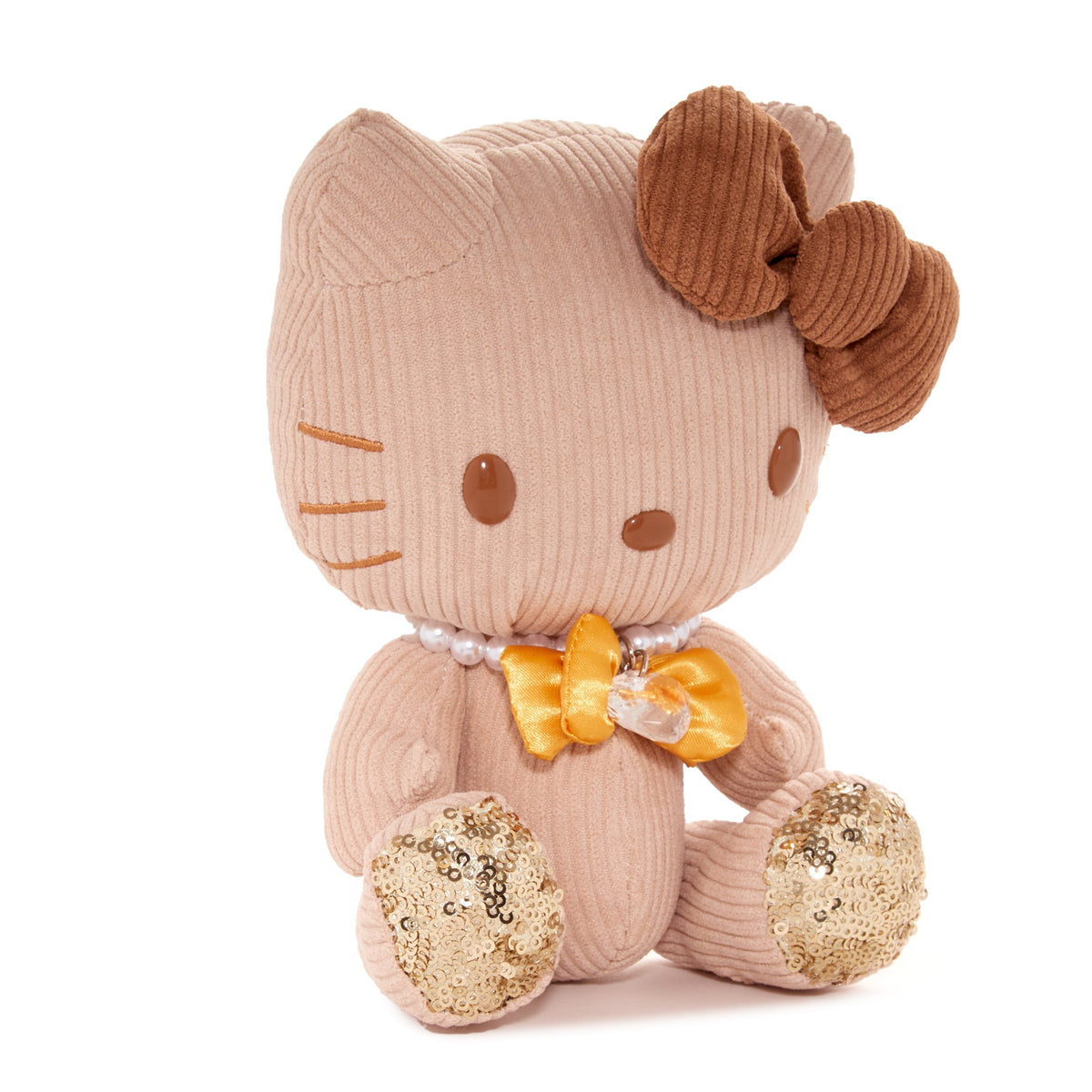 Hello Kitty 7 Inch Jewel Plush, Brown