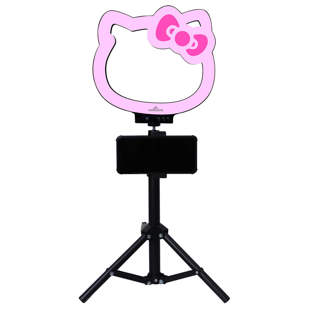 Hello Kitty X Impressions Vanity 10 Inch Rgb Desktop Ring Light Tripod