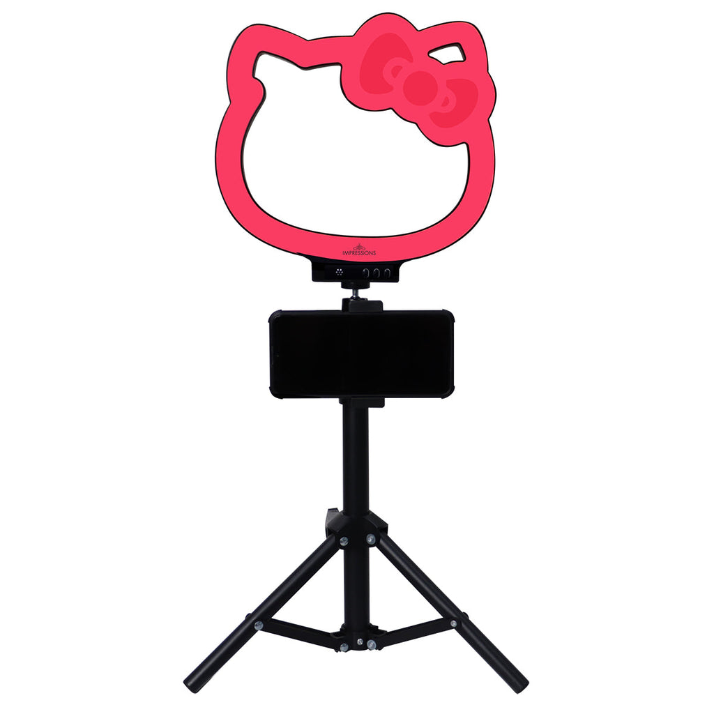 Hello Kitty X Impressions Vanity 10 Inch Rgb Desktop Ring Light Tripod