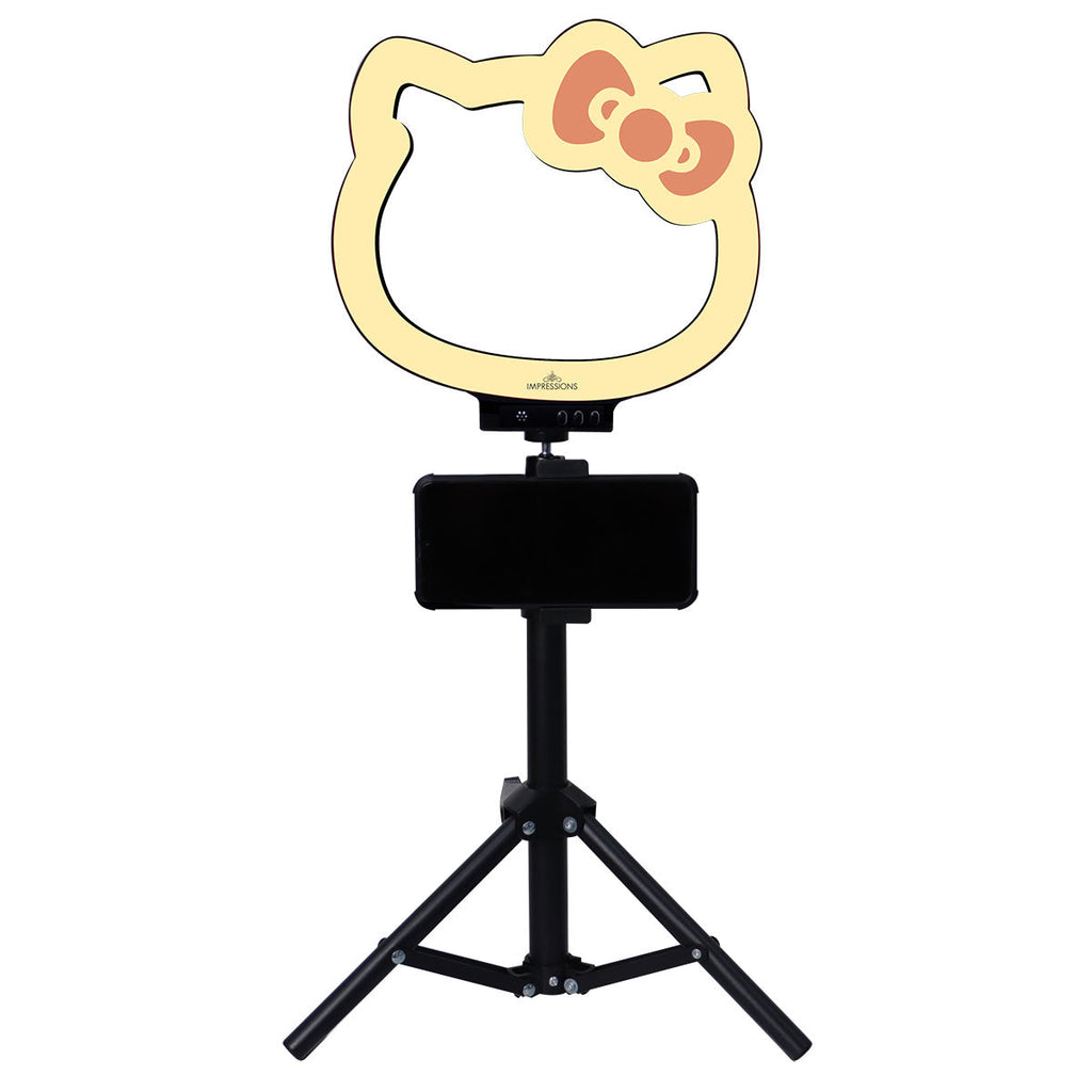 Hello Kitty X Impressions Vanity 10 Inch Rgb Desktop Ring Light Tripod