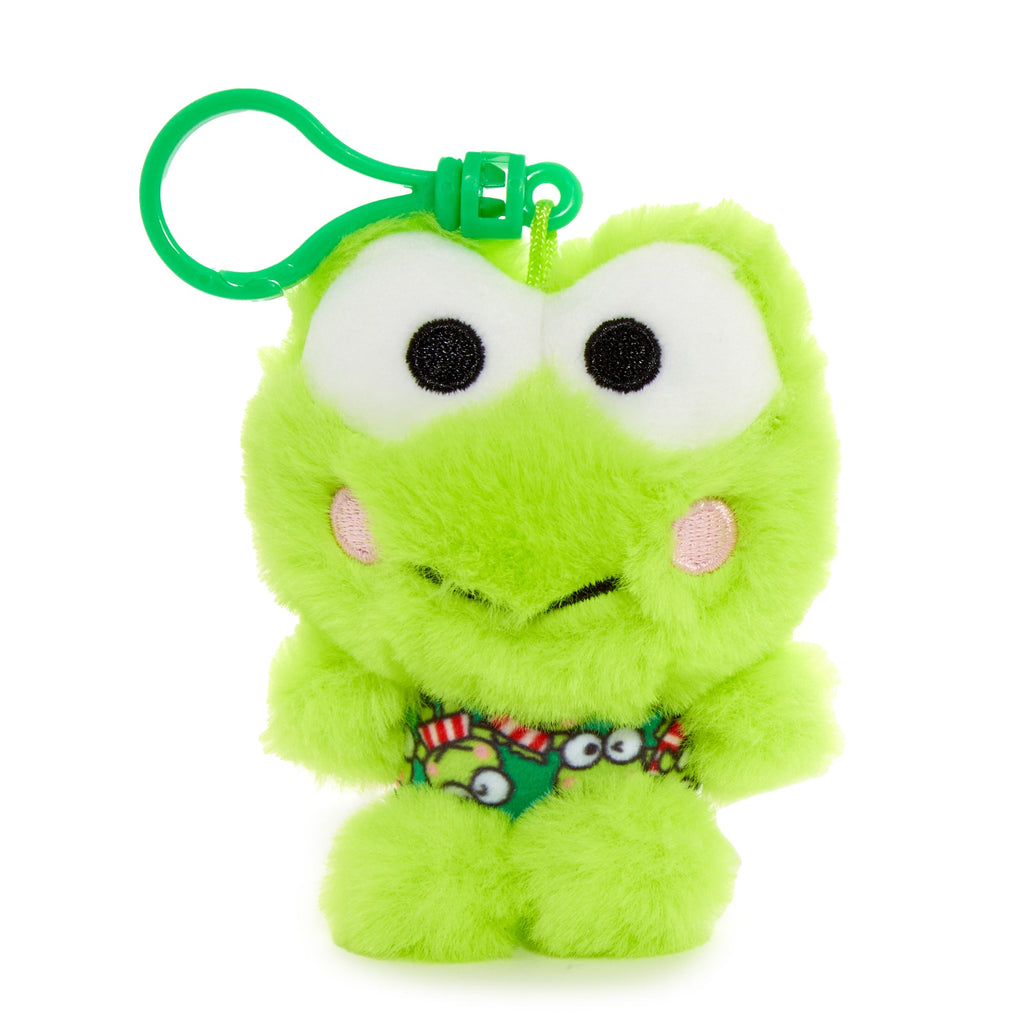 Keroppi Plush Mascot Clip, All Over Series