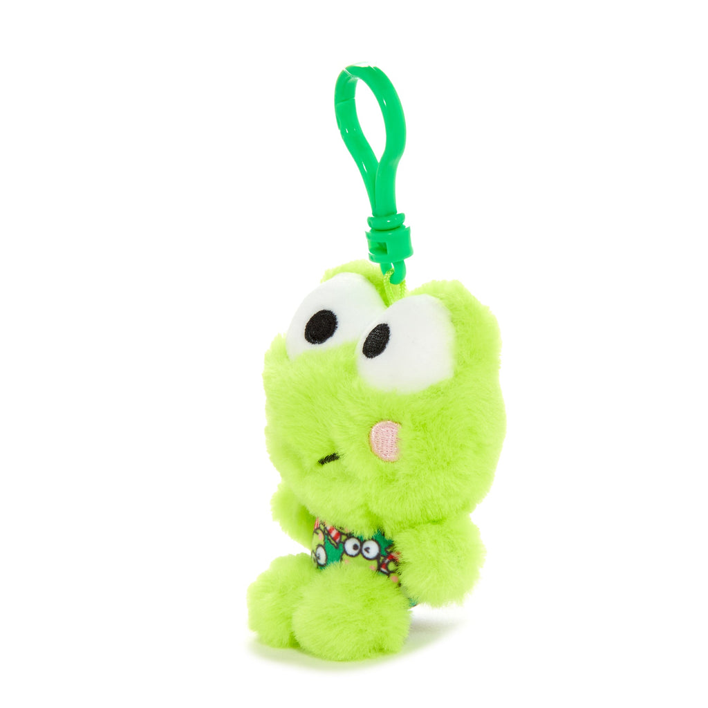 Keroppi Plush Mascot Clip, All Over Series