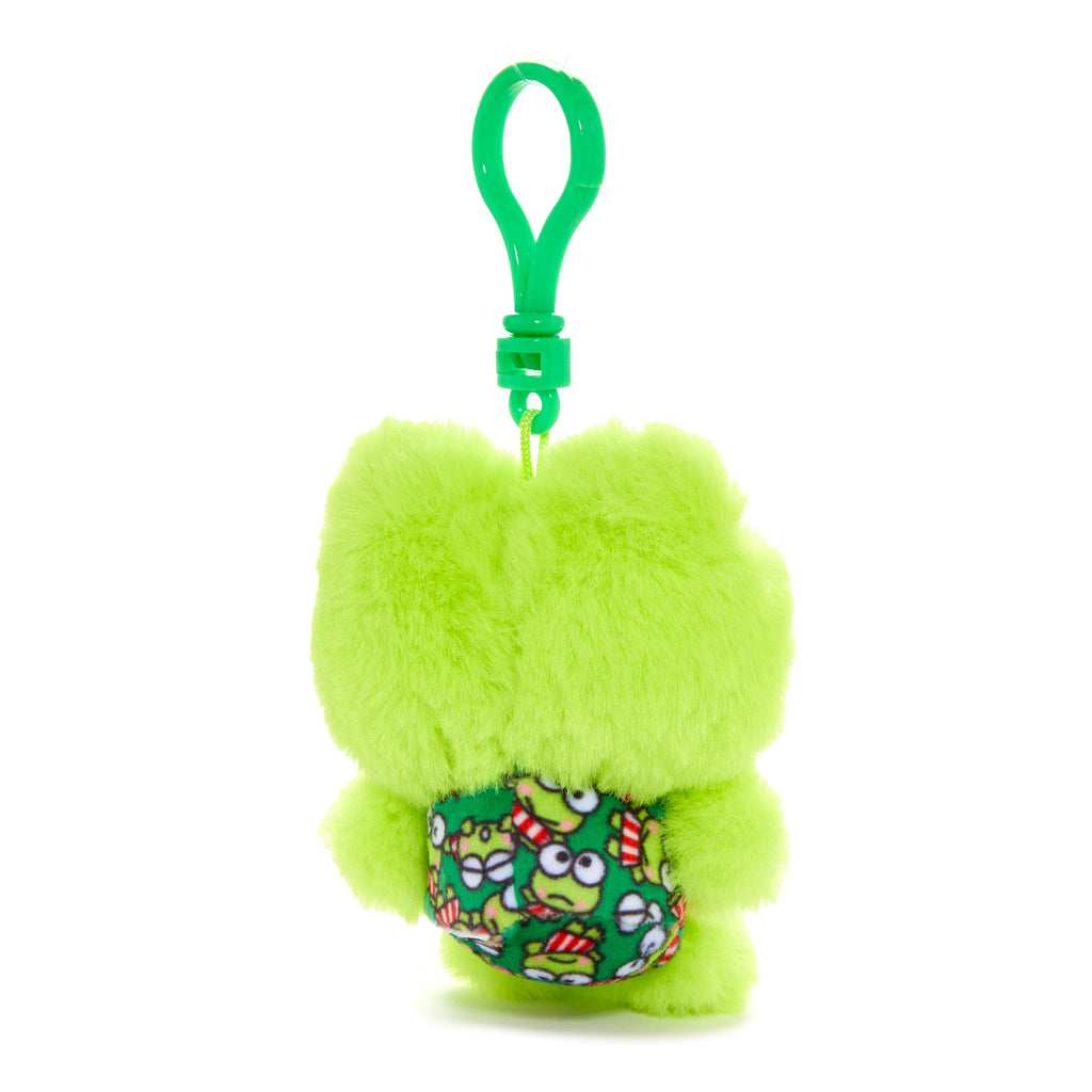 Keroppi Plush Mascot Clip, All Over Series