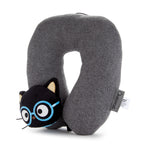 Chococat Travel Neck Pillow, Glasses Series Tweed
