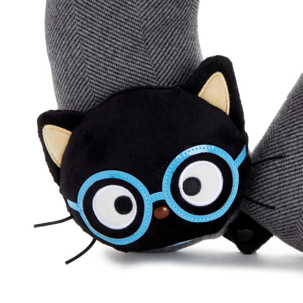 Chococat Travel Neck Pillow, Glasses Series Tweed