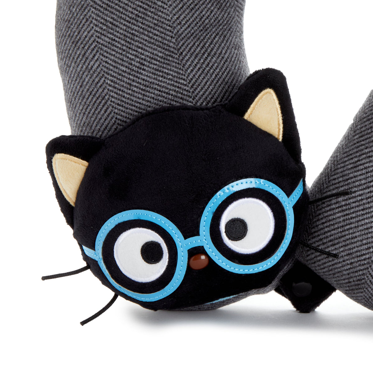 Chococat Travel Neck Pillow, Glasses Series Tweed