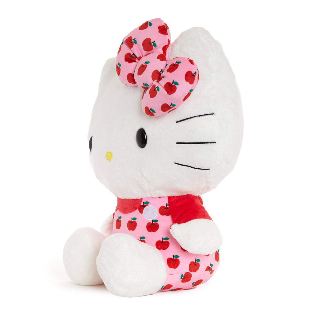 Hello Kitty 15 Inch Pink Overalls Large Plush, Apples Series