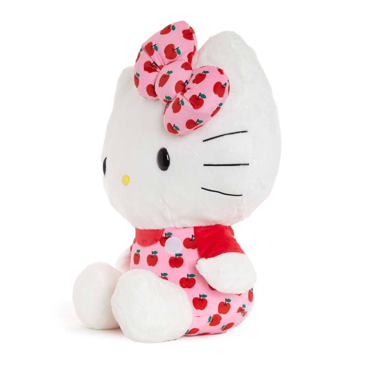 Hello Kitty 15 Inch Pink Overalls Large Plush, Apples Series