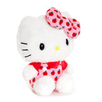 Hello Kitty 6 Inch Pink Overalls Plush Mascot, Apples Series