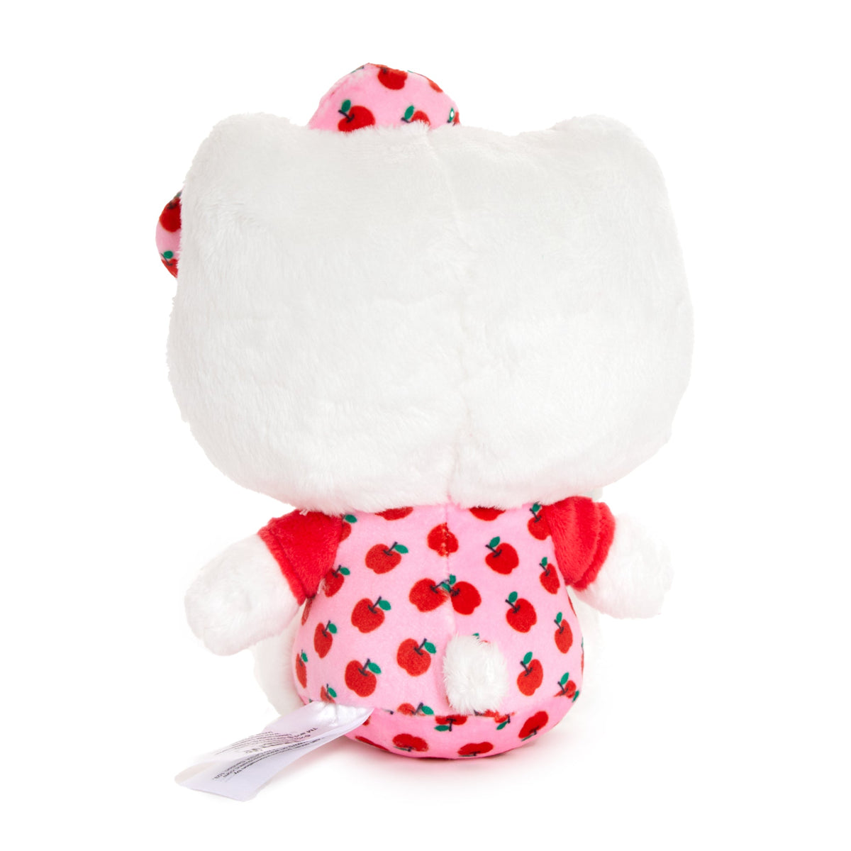 Hello Kitty 6 Inch Pink Overalls Plush Mascot, Apples Series
